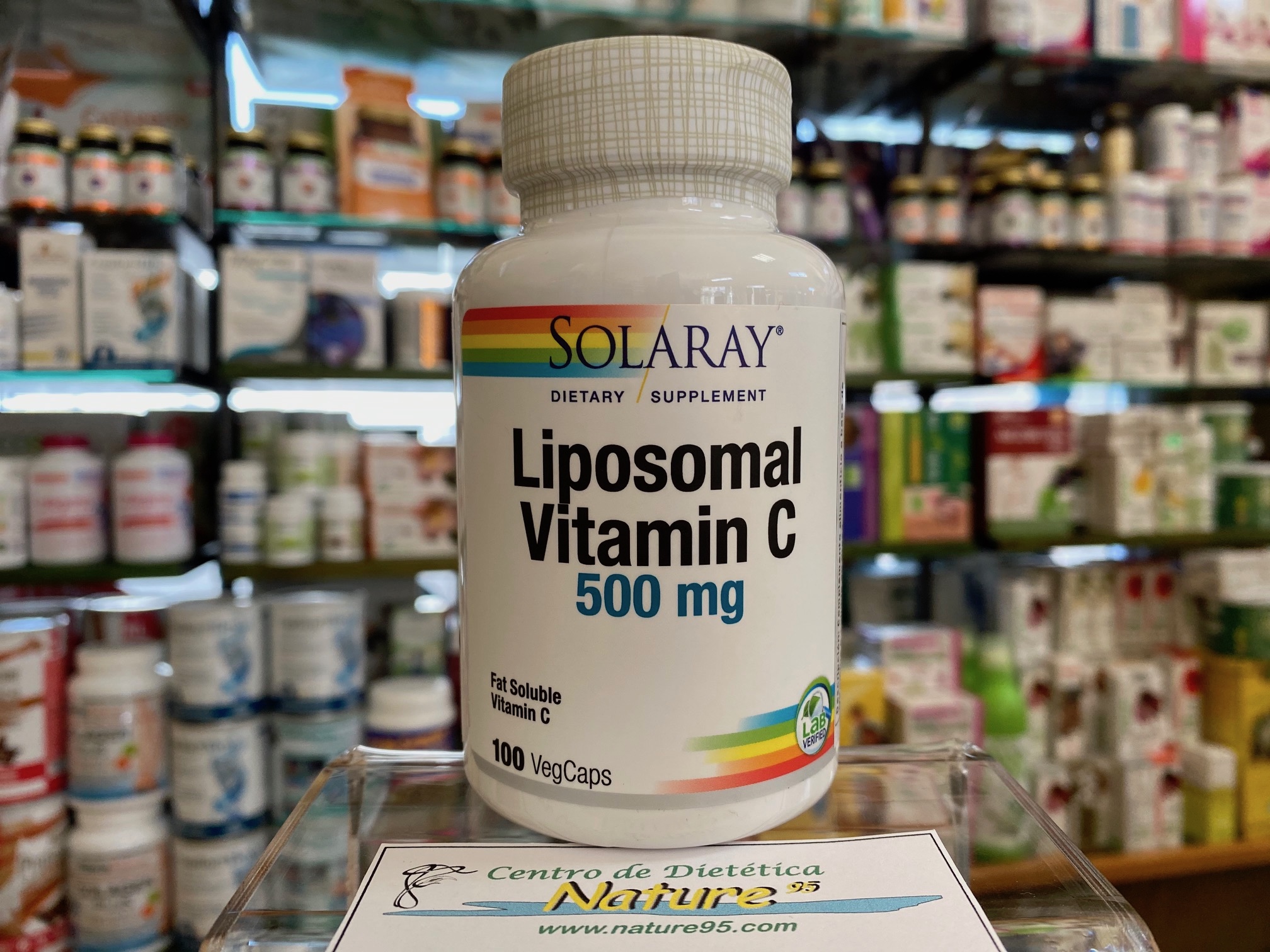 Vitamina C Liposomal 500 mg Solaray..... es una forma soluble en grasa de Vitamina C y