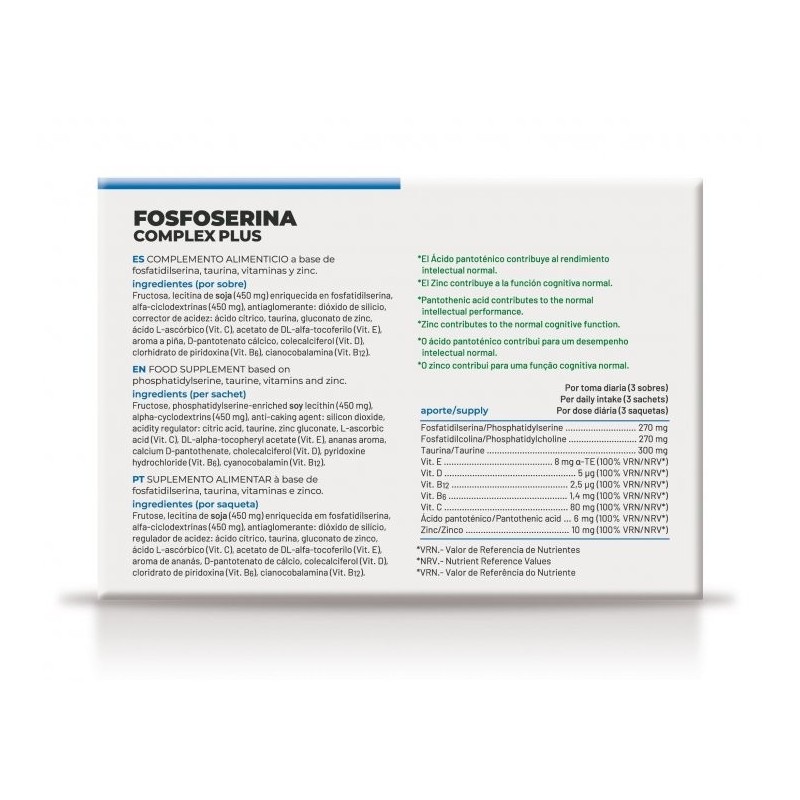 Fosfoserina Complex Plus Soria Natural