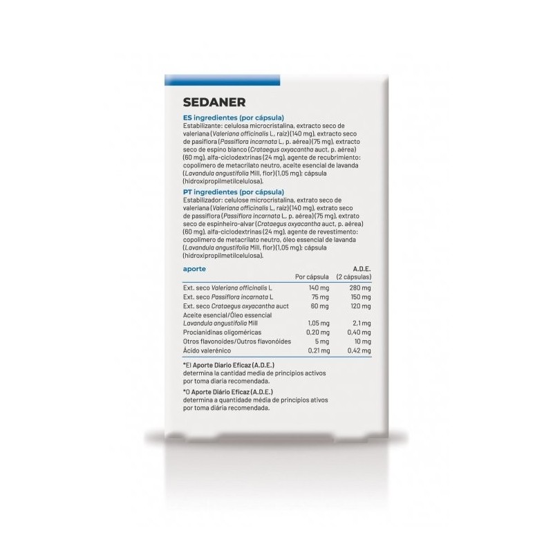 Sedaner Cápsulas Soria Natural