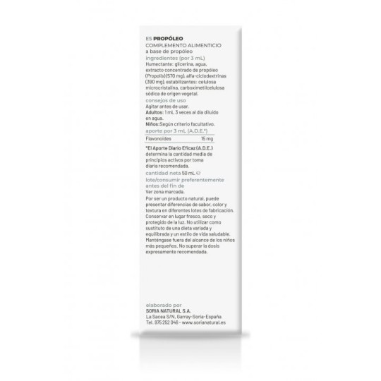 Propóleo Extracto Soria Natural