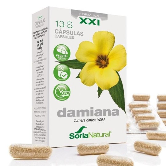 Damiana Cápsulas Soria Natural