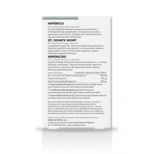 Hipérico Cápsulas Soria Natural