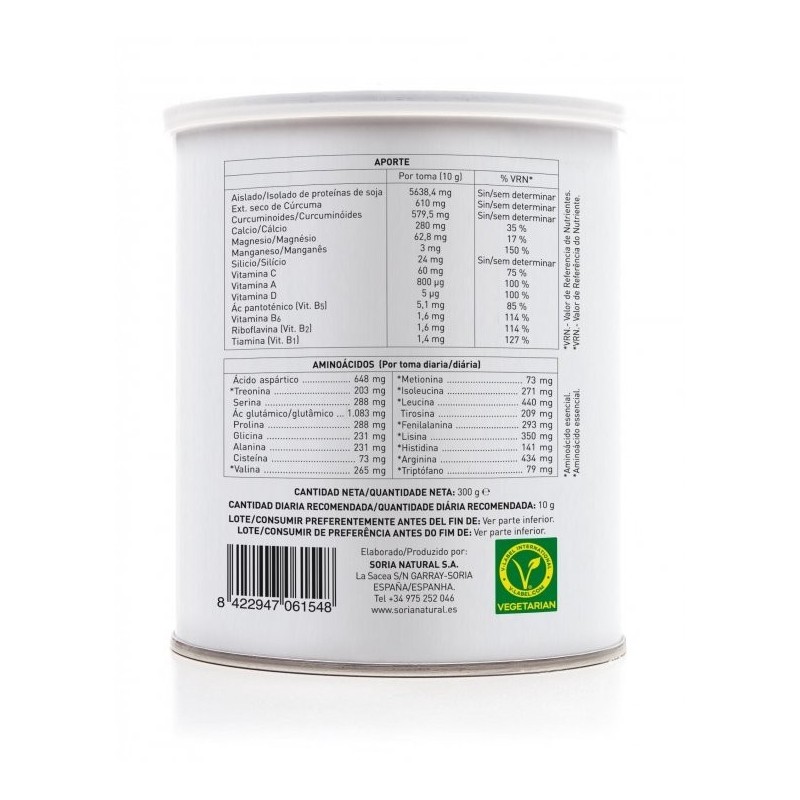 Mincartil Cúrcuma Soria Natural