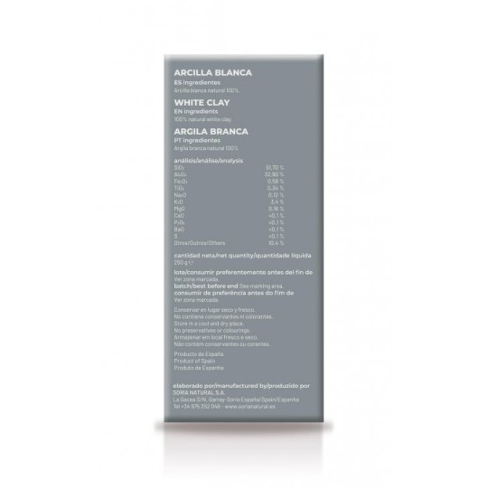 Arcilla Blanca Soria Natural