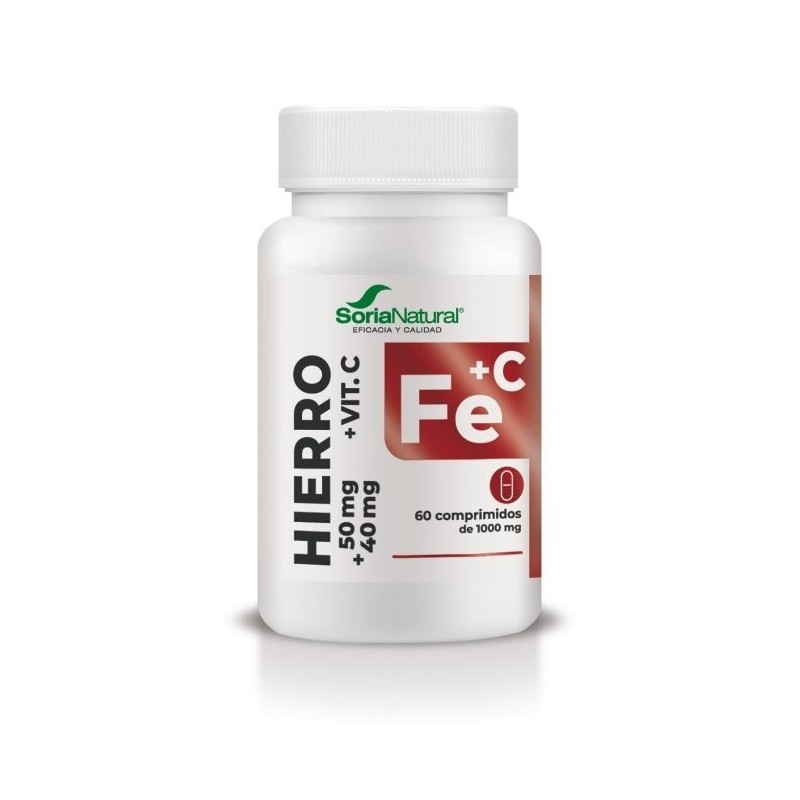 Hierro con Vitamina C Liberación Sostenida Soria Natural