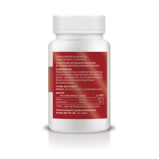 Hierro con Vitamina C Liberación Sostenida Soria Natural