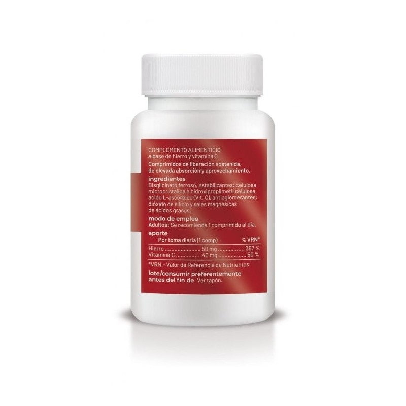 Hierro con Vitamina C Liberación Sostenida Soria Natural
