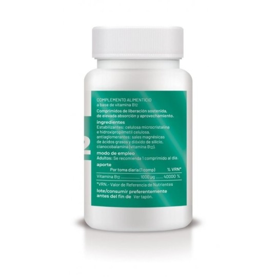 Vitamina B12 60 Comprimidos Liberación Sostenida