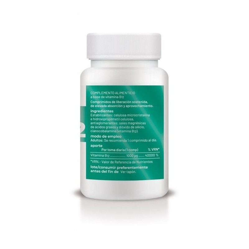 Vitamina B12 60 Comprimidos Liberación Sostenida