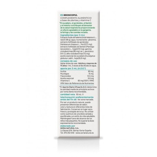 Broncopul Composor 12 Soria Natural