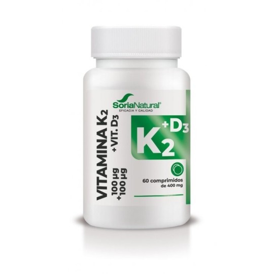 Vitamina K2 + D3 Liberación Sostenida Soria Natural