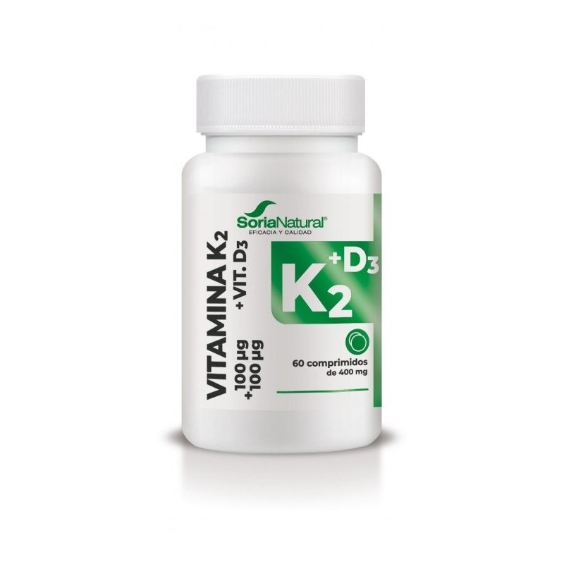 Vitamina K2 + D3 Liberación Sostenida Soria Natural