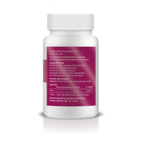 Zinc 60 Comprimidos Liberación Sostenida