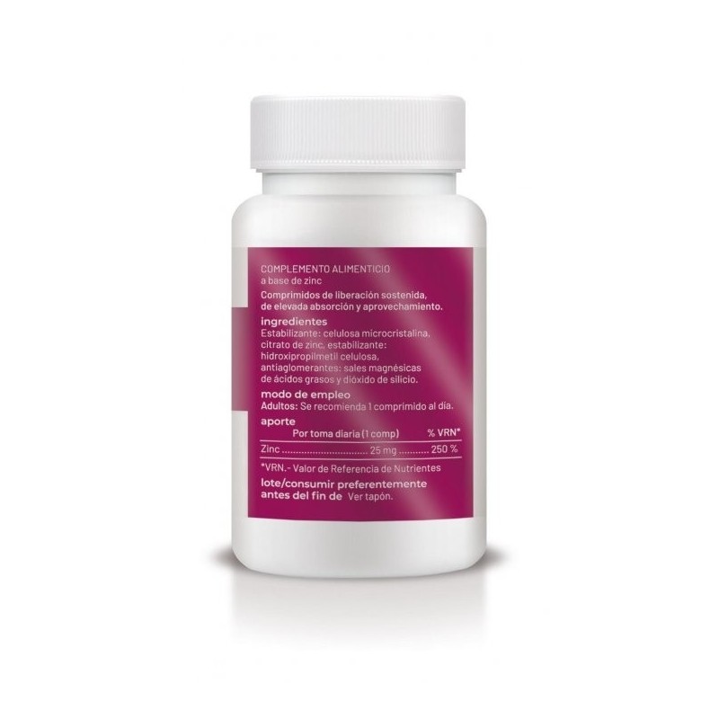 Zinc 60 Comprimidos Liberación Sostenida