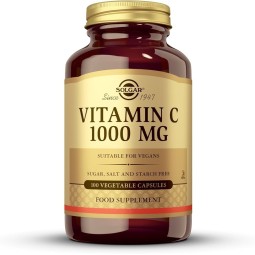 VITAMINA C 1000 MG SOLGAR 100 VEGETABLE CAPSULES