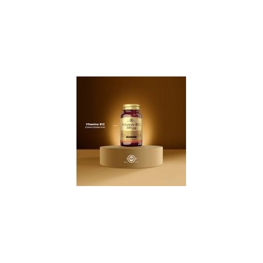 Vitamina B12 100μg - 100 Comprimidos Solgar