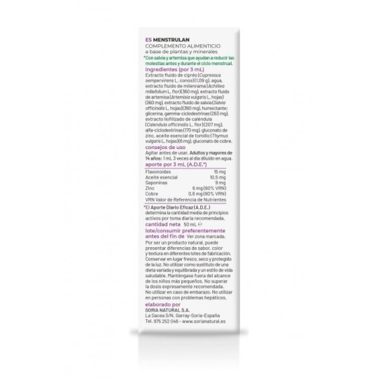 Menstrulan Composor 15 Soria Natural