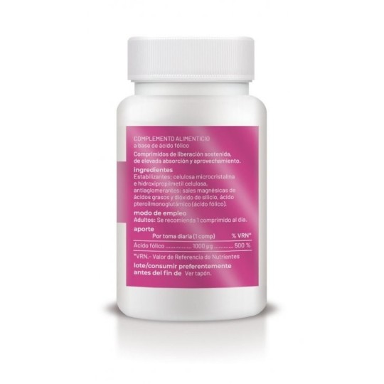 Ácido Fólico Liberación Sostenida Soria Natural