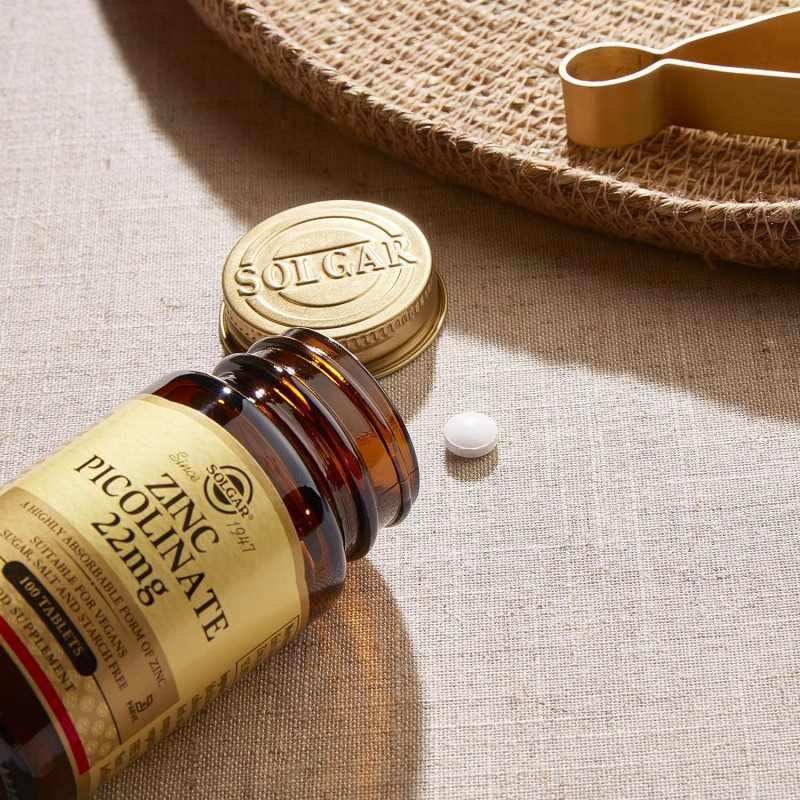 Picolinato de Zinc Solgar 100 Tablets