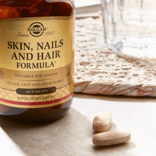 Fórmula Pelo, Piel y Uñas 60 comprimidos Solgar Suitable for Vegans