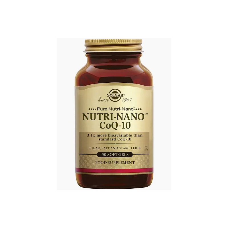 NUTRI-NANO CoQ-10 50 PERLAS SOLGAR