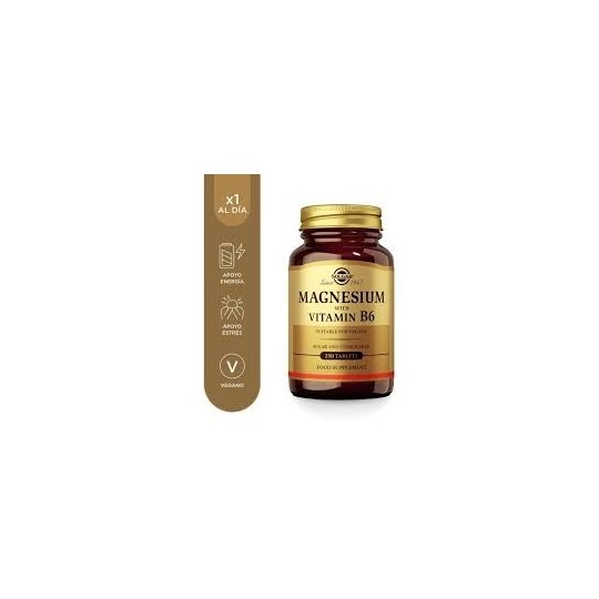 Magnesio con Vit B6 Solgar