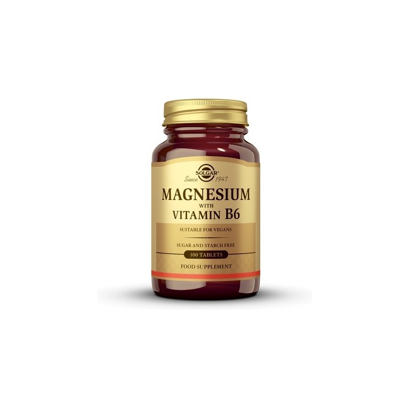 Magnesio con Vit B6 Solgar