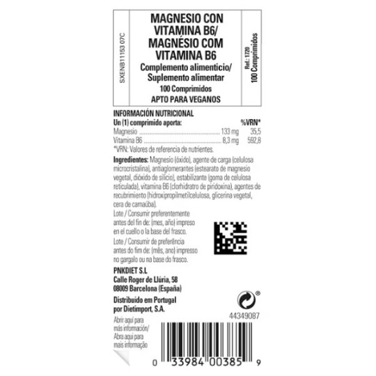 Magnesio con Vit B6 Solgar