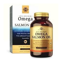OMEGA-3 SALMON OIL SOLGAR FULL SPECTRUM 120 CÁPSULAS BLANDAS