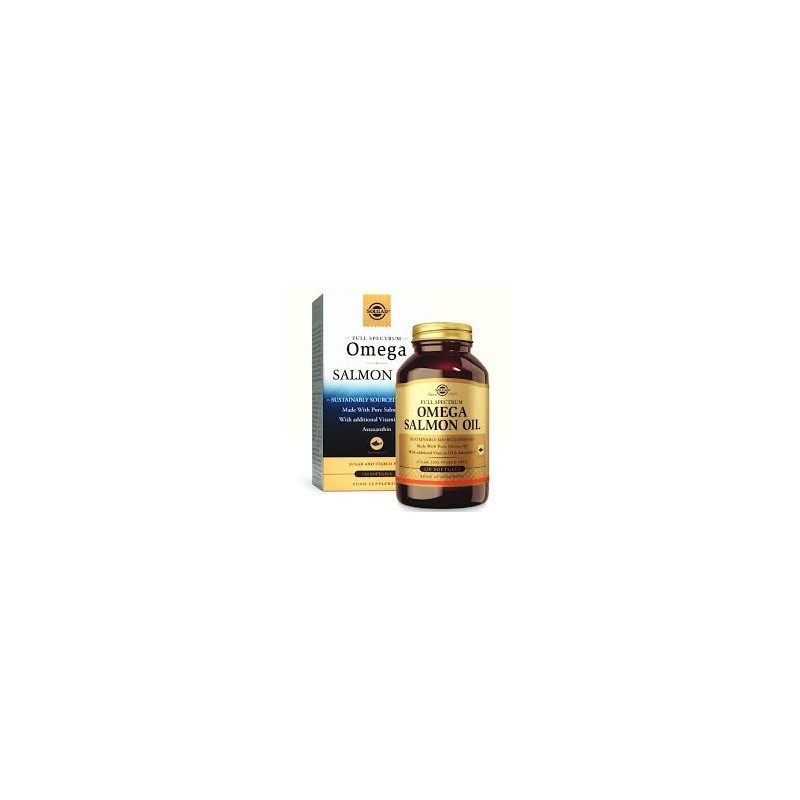 OMEGA-3 SALMON OIL SOLGAR FULL SPECTRUM 120 CÁPSULAS BLANDAS