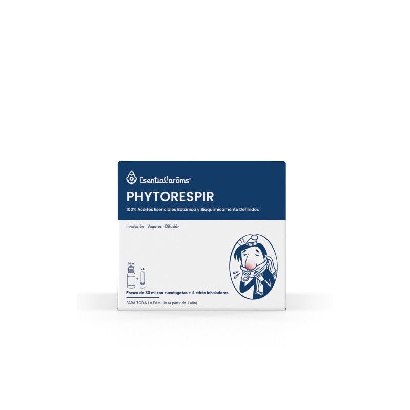PHYTORESPIR + 4 STICKS INHALADORES ESENTIAL' AROMS