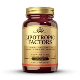 LIPOTROPIC FACTORS 50 COMPRIMIDOS SOLGAR