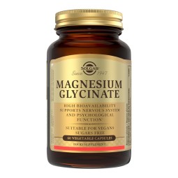 MAGNESIUM GLYCINATE 60 VEGETABLE CAPSULES SOLGAR