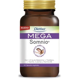 SOMNIO MEGA DIELISA 60 CÁPSULAS VEGETALES