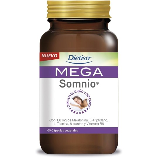 SOMNIO MEGA DIELISA 60 CÁPSULAS VEGETALES