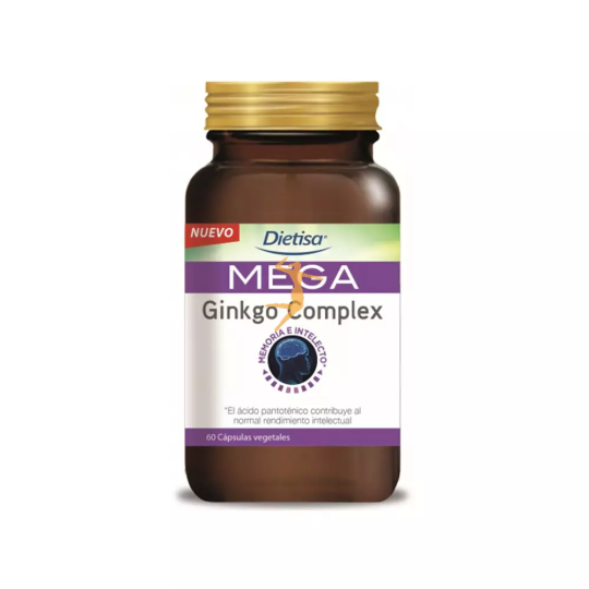 GINKGO COMPLEX MEGA DIELISA 60 CÁPSULAS VEGETALES