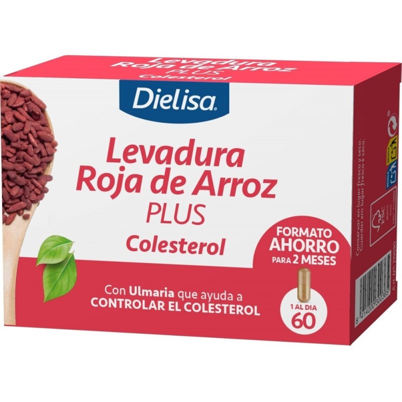 LEVADURA ROJA DE ARROZ PLUS DIELISA 60 CÁPSULAS