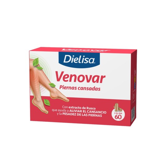 VENOVAR SISTEMA CIRCULATORIO DIELISA  60 CÁPSULAS