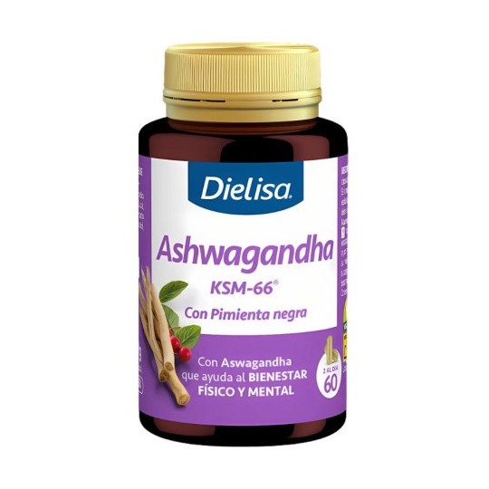 ASHWAGANDHA KSM-66 DIELISA 60 CÁPSULAS