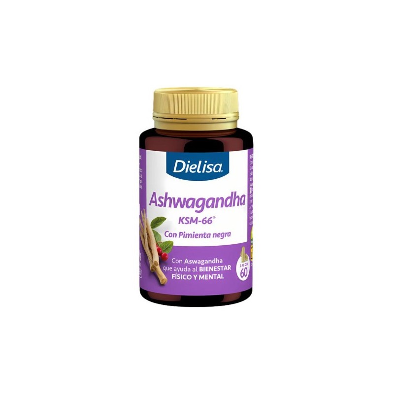 ASHWAGANDHA KSM-66 DIELISA 60 CÁPSULAS
