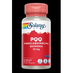 PQQ ( PYRROLO QUINOLINE QUINONE ) SOLARAY 10 mg 30 CAPSULAS VEGETALES