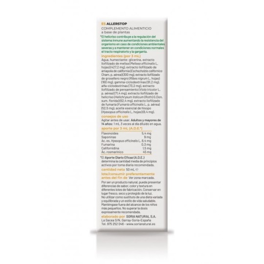 Allerstop Composor 23 Soria Natural