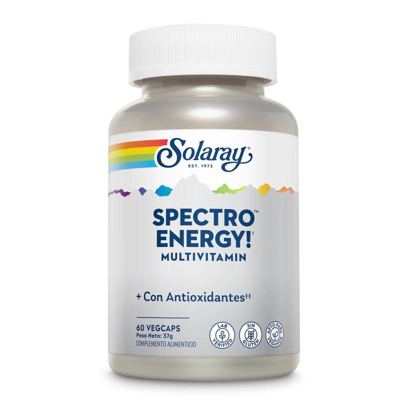 SPECTRO ENERGY! MULTIVITAMIN CON ANTIOXIDANTES SOLARAY 60 VEG CAPS