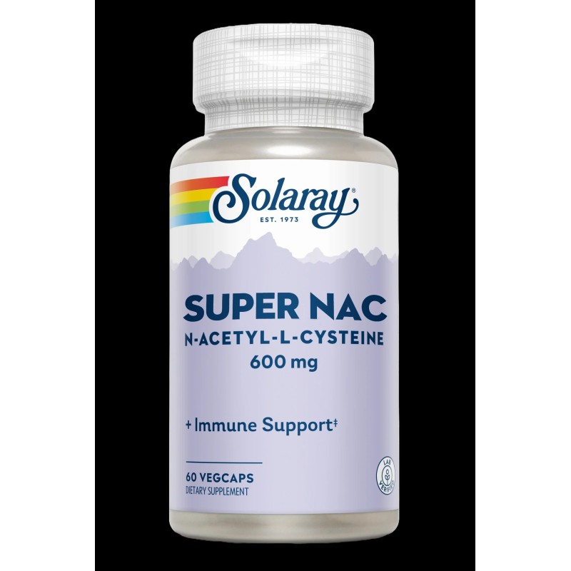 SUPER NAC 600 mg SOLARAY 60 VEGCAPS