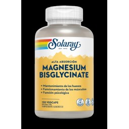 MAGNESIUM BISGLYCINATE SOLARAY 120 VEGCAPS