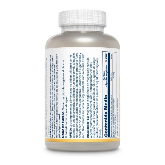 MAGNESIUM BISGLYCINATE SOLARAY 120 VEGCAPS
