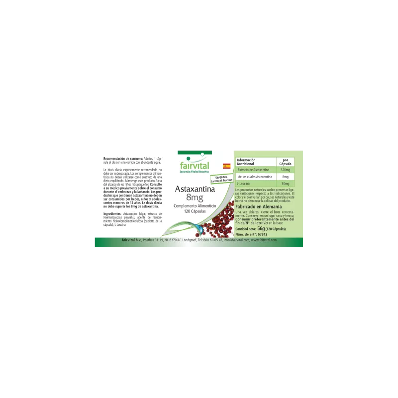 Astaxantina Microencapsulada Fairvital