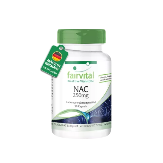 NAC 250 Mg 90 Cápsulas Fairvital