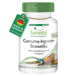 Cúrcuma, Jengibre y Boswellia Fairvital