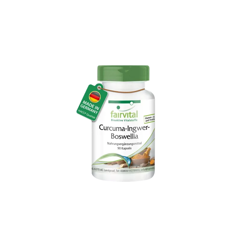 Cúrcuma, Jengibre y Boswellia Fairvital